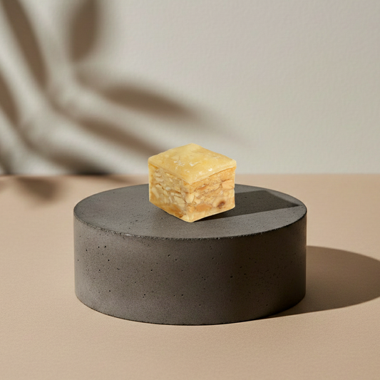 Baklawa Hazelnuts on concrete pedestal